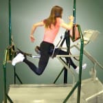 Cross Training for cyclists, runners and fitness on the GlideTrak Body Unweighted Gait Trainer